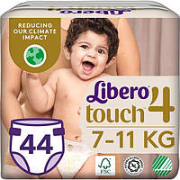 Подгузники Libero Touch 7-11 кг Размер 4 44шт