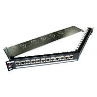 Патч-панель 19" кутова 24xRJ-45 STP cat.6A, DG+, 1U Molex (PID-00218) (1131186)