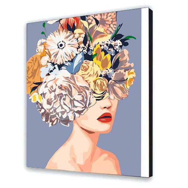 Картина за номерами "Квіткова Ніжність" розмір 40 х 50 см, код 10048, фото 1