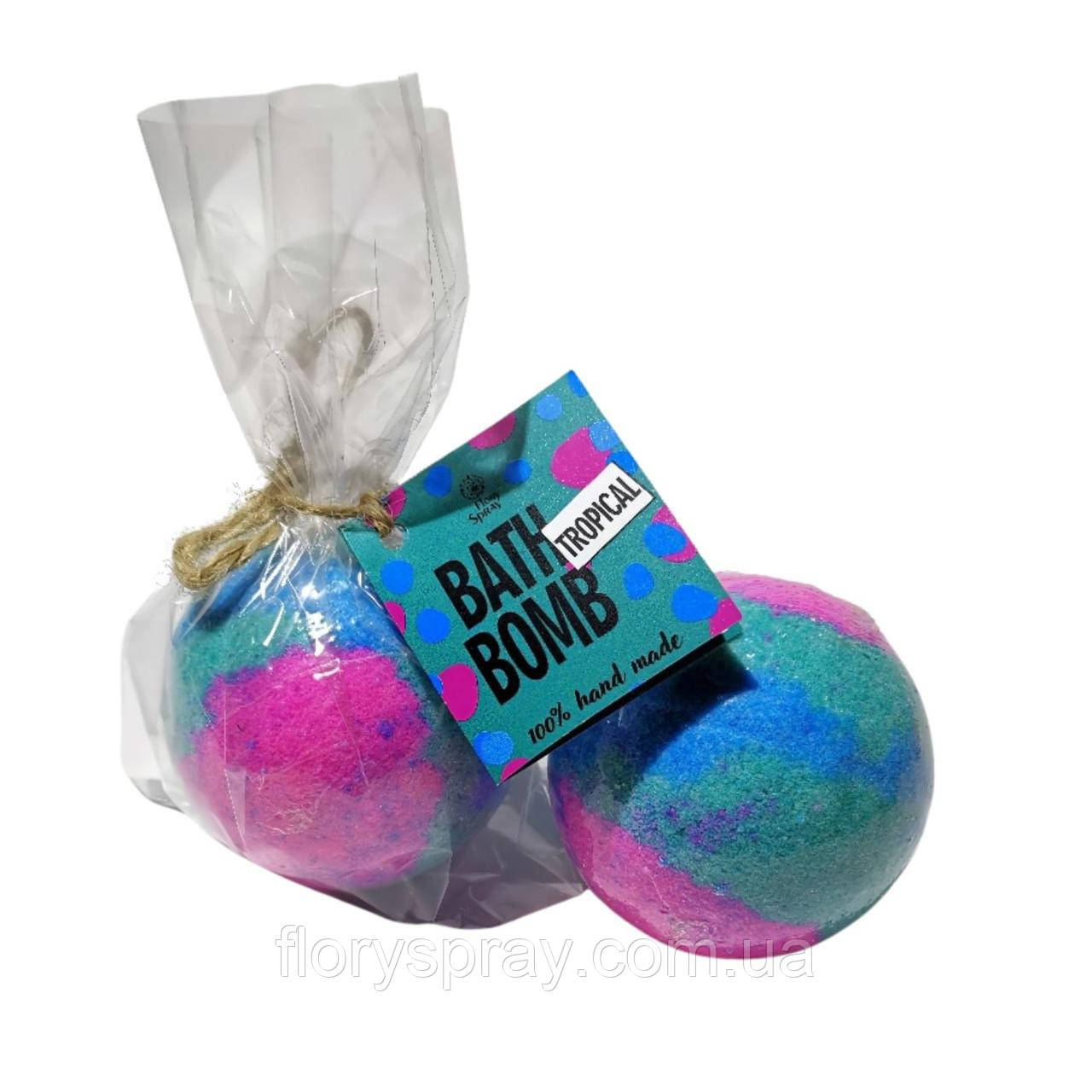 БОМБА ДЛЯ ВАНН «TROPICAL» BATH BOMB 110г