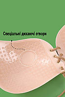 Бюстгальтер-невидимка Fly Bra чорний розмір D. Багаторазовий бюстгальтер невидимий Invisible Bra наклейки, фото 5