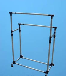 Стійка вішалка для одягу подвійна