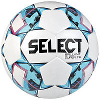 Мяч футбольный Brillant Super TB FIFA Select 361593-051 бело-синий № 5, Vse-detyam