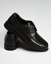 Мокасини чоловічі Altura 3265 40 чорні шкіра, фото 4