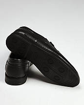 Мокасини чоловічі Altura 3265 40 чорні шкіра, фото 5