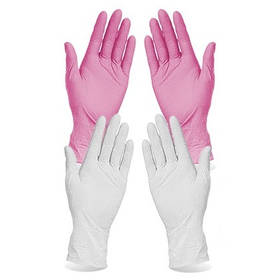 Рукавички нітрилові різні кольори