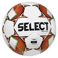 Мяч футбольный Royale FIFA Basic v22 Select 022534-304 бело-оранжевый № 5, World-of-Toys