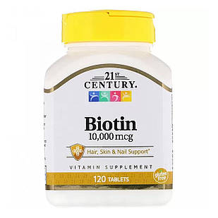 Біотин (Biotin) 10000 мкг 120 таблеток CEN-27757