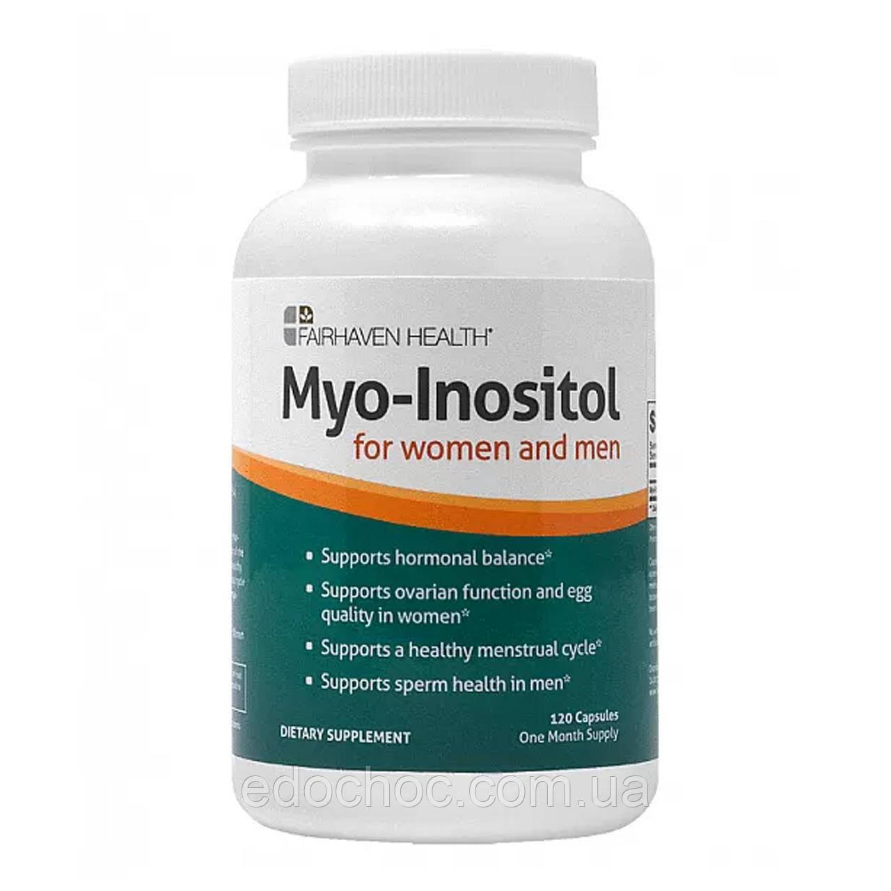 Міо-інозитол (Myo-Inositol for women and men) 500 мг 120 капсул FHH-00075