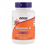 Вітамін А (Vitamin A) 25000 МО 250 капсул NOW-00342