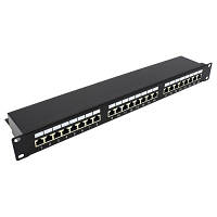 Патч-панель 19" 24xRJ-45 STP cat.5e, 1U Molex (KD-PP30-STP-C5e-24P) (1153563)