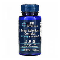 Селен з вітаміном E комплекс (Super Selenium Complex) 200 мкг/30 МО 100 капсул LEX-17781