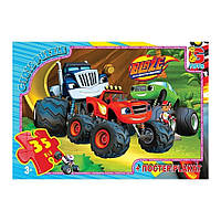 Пазлы детские "Blaze" Блейз G-Toys ZE017, 35 элементов , Land of Toys