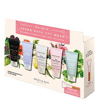 Набор смываемых масок для лица Mary&May Mini Gift Set Vegan Wash Off Mask 5*30 g