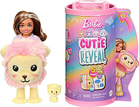 Кукла Барби Челси Сюрприз в костюме Львёнка Меняет цвет Barbie Cutie Reveal Chelsea HKR21 Mattel HKR21