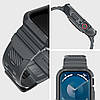 Чохол і ремінець Spigen для Apple Watch 4/5/6/7/8/9/SE (44/45mm) - Rugged Armor Pro, Dark Grey (ACS07387), фото 3