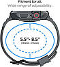 Чохол і ремінець Spigen для Apple Watch 4/5/6/7/8/9/SE (44/45mm) - Rugged Armor Pro, Dark Grey (ACS07387), фото 7