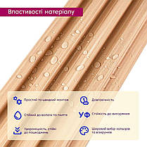 Рейка декоративна WPC стінова 3000х160х23мм Світлий дуб SW-00001854, фото 4