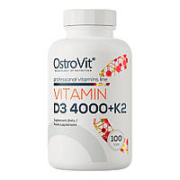 Витамины и минералы OstroVit Vitamin D3 4000 +K2, 100 таблеток CN2813 SP