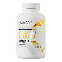 Витамины и минералы OstroVit Vitamin D3 4000 IU, 120 капсул