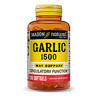 Натуральная добавка Mason Natural Garlic Oil 1500 mg, 100 капсул CN10939 SP