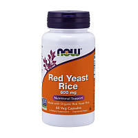 Натуральная добавка NOW Red Yeast Rice 600 mg, 60 вегакапсул CN11607 SP