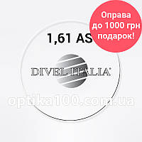 Компьютерная линза без цветовых искажений Divel Italia Blue Natural Silken White 1.61 AS + оправа в подарок