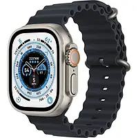 Смарт-часы Apple Watch Ultra GPS + Cellular 49mm Titanium Case with Ocean Midnight Band S/M (MQET3/MQFK3) (БУ)