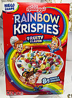 Сухий сніданок Kellogg's Rainbow Krispies кольорові рисові пафси