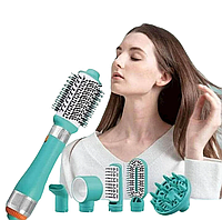 Мультистайлер фен для волос ENZO EN-750 Professional Volumizer 6 в 1 Blow-out Brush, стайлер для укладки волос