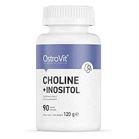 Витамины и минералы OstroVit Choline + Inositol, 90 таблеток CN14366 SP