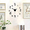 Великий настінний годинник з акрилу Римські цифри. Тихий механізм. Годинник декор. Годинники інтер'єрні., фото 9