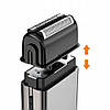 Портативна акумуляторна бритва XO CF8 з подвійним лезом та захистом від вологи IPX6, Grey, фото 4