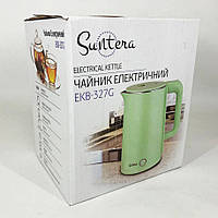 Бесшумный чайник Suntera EKB-327G | Электронный чайник | Стильный HV-754 электрический чайник