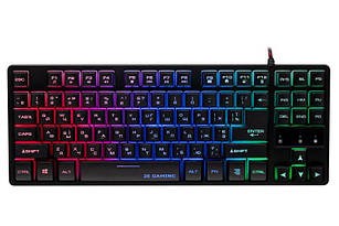2E Gaming Клавіатура ігрова KG290 87 keys LED USB Black Ukr
