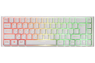 2E Gaming Клавіатура ігрова KG360 RGB 68key WL White Ukr