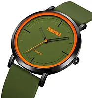 Женские наручные часы Skmei 2050 Army Green с силиконовым ремешком