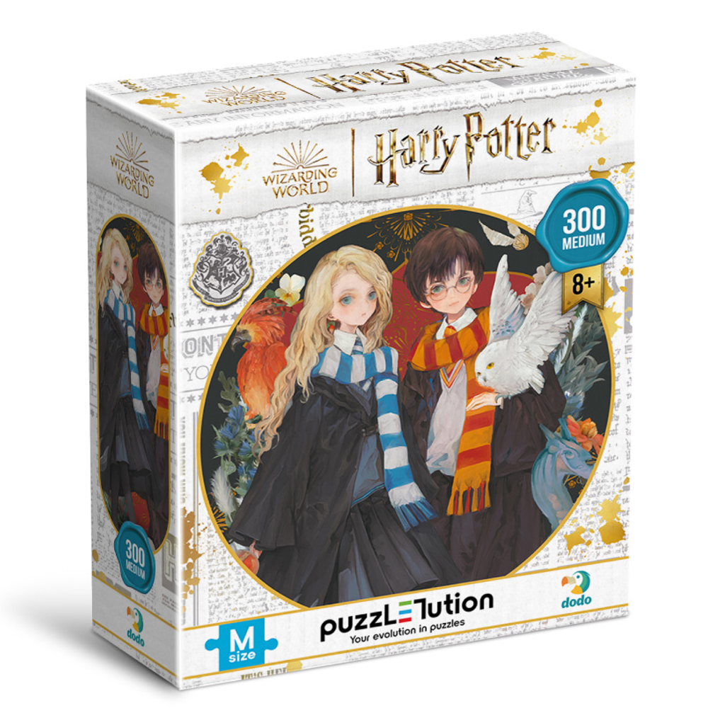 Пазл "Medium-M Harry Potter. Луна та Гаррі", 300 елементів DoDo (4823115908636), фото 1