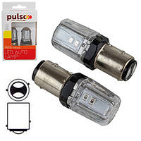 Лампа PULSO/габаритная/LED 1157/BAZ15d/12SMD-2835/9-36v/120/50lm (LP-66157R)