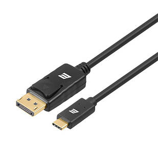 2E Кабель Type-C - DisplayPort (AM/AM), 3840*2160@60Hz, 1m, black