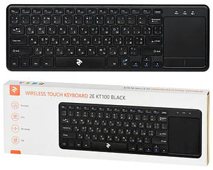 2E Клавіатура Touch Keyboard KT100 WL BLACK