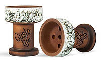 Чаша для кальяну Gusto Bowls Rook - White Green