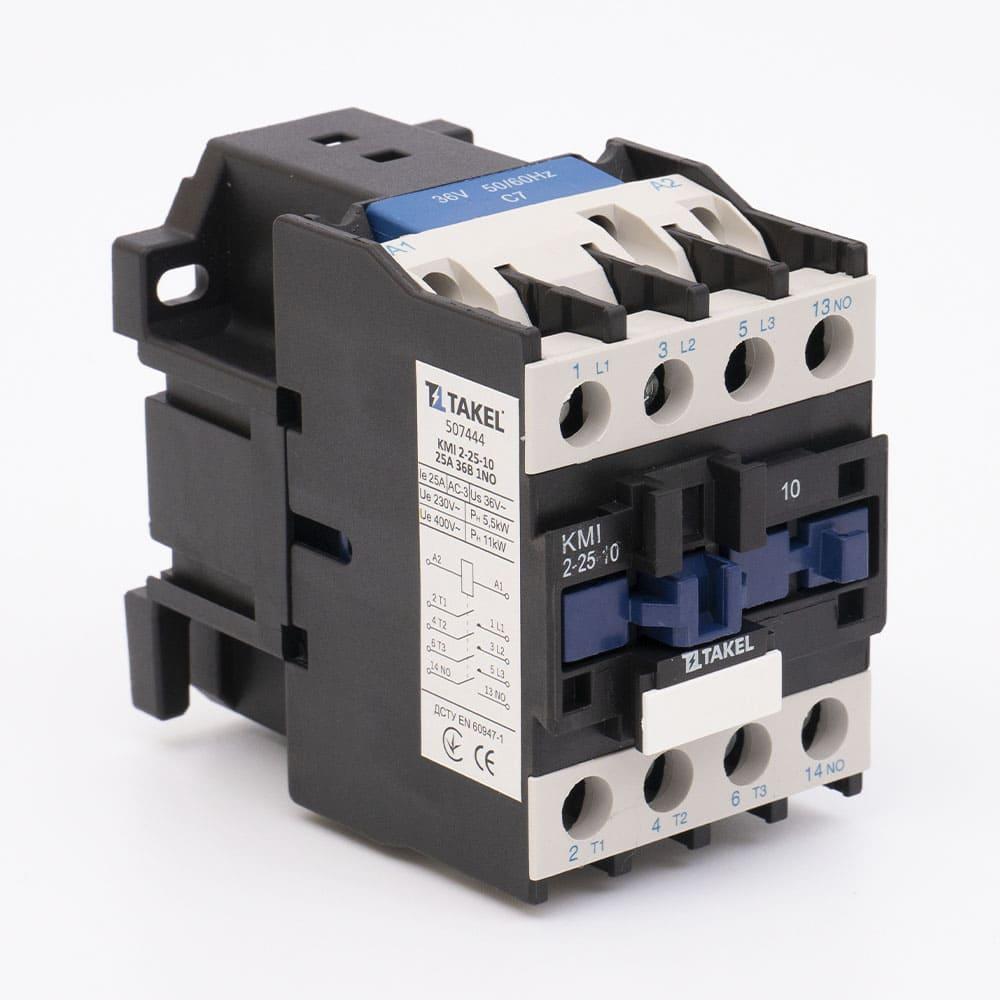 Контактор малогабаритний КМІ 2-25-10 25А 36В 1NO