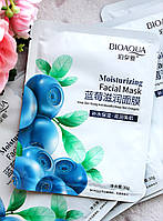 Тканинна маска з екстрактом чорниці Bioaqua moisturizing face mask 30g