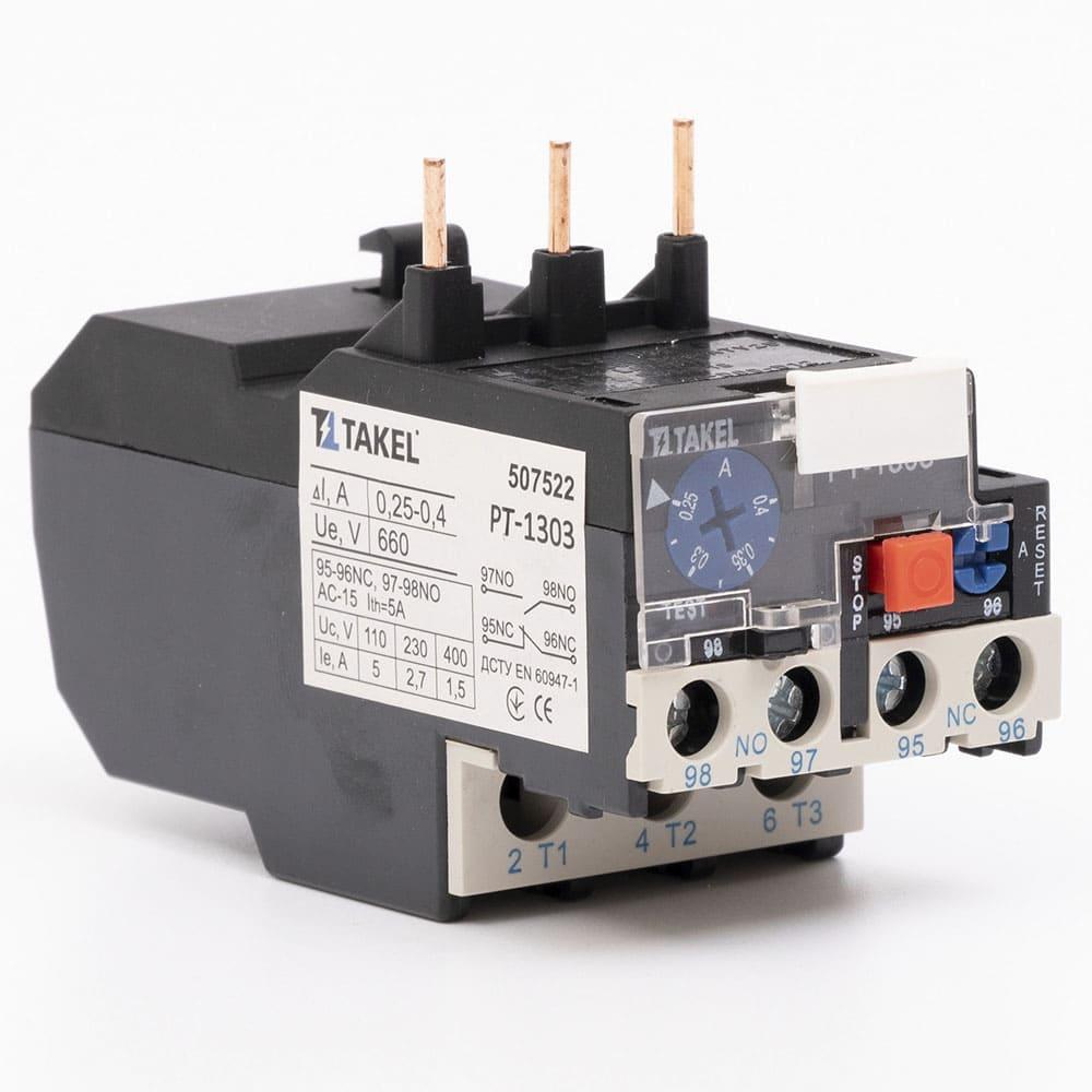 Реле теплове РТ-1303 діап. 0.25-0.4А