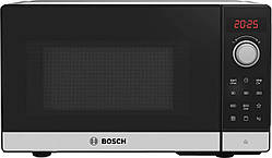 Bosch Мікрохвильова піч, 20л, електр. управл., 800Вт, гриль, дисплей, чорний