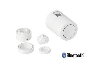 Danfoss Розумна термоголовка Eco, Bluetooth, різьба М30 х 1.5, 2 x AA, 3V, біла