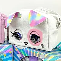 Сумочка FG230815A закриває-відкриває очі , застібка-блискавка , довга ручка , 5 видів , музична , на батарейках 3ААА, в коробці 22, фото 2