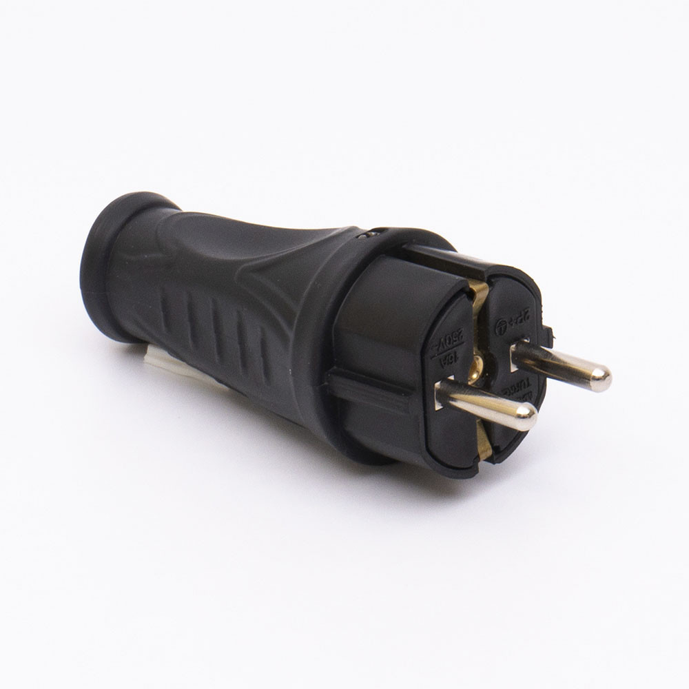 Вилка каучукова пряма 405 2Р+РЕ IP44 TAKEL