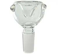 Стеклянная чаша для бонга "Clear Bulb" (14.5мм)